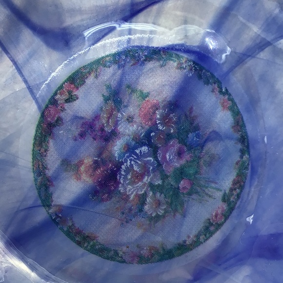 Vintage Swirl Glass Candy Nut Bowl - Picture 5 of 6